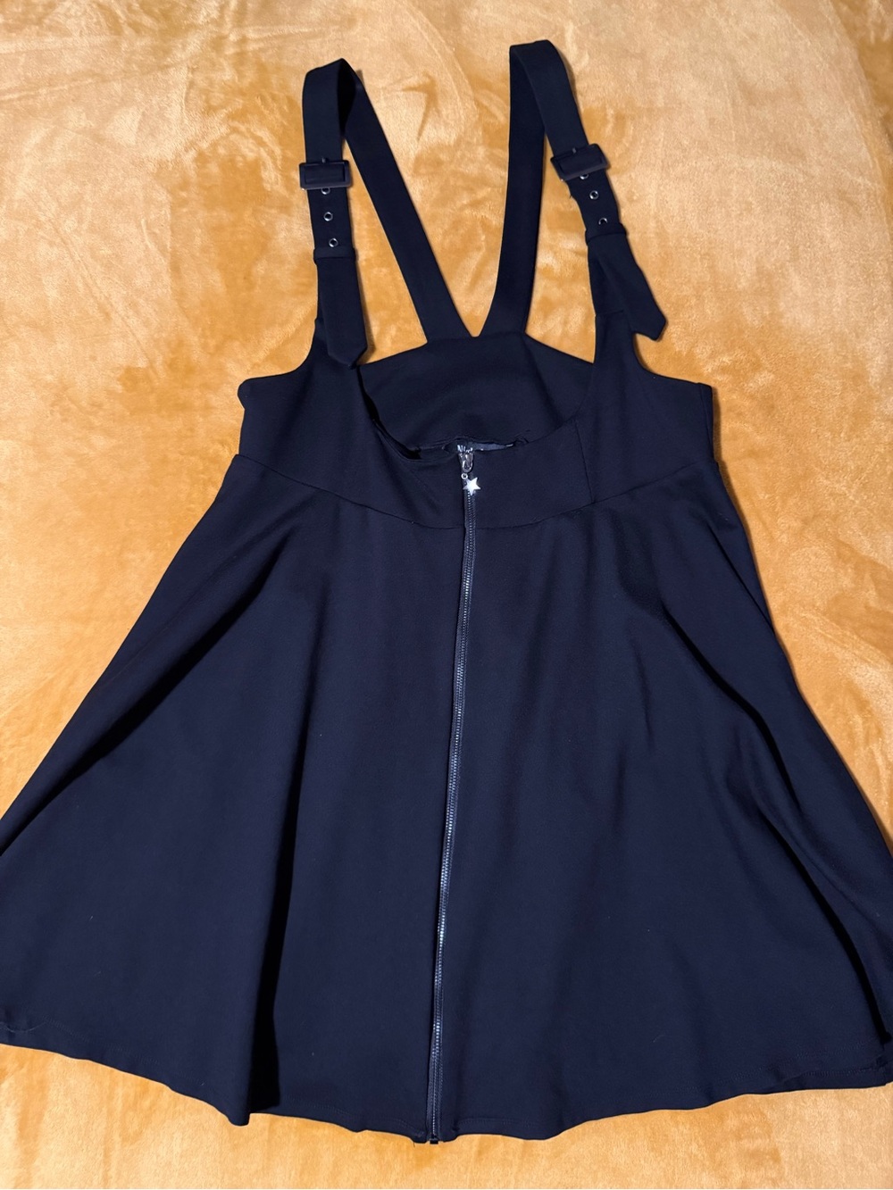 Torrid nightfall pinafore dress with Front Zipper - Picture 2 of 5